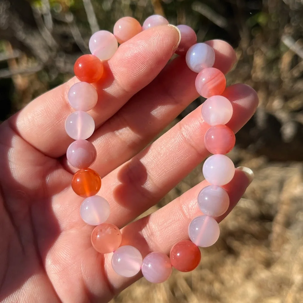 10mm stretchable Yanyuan agate bracelet